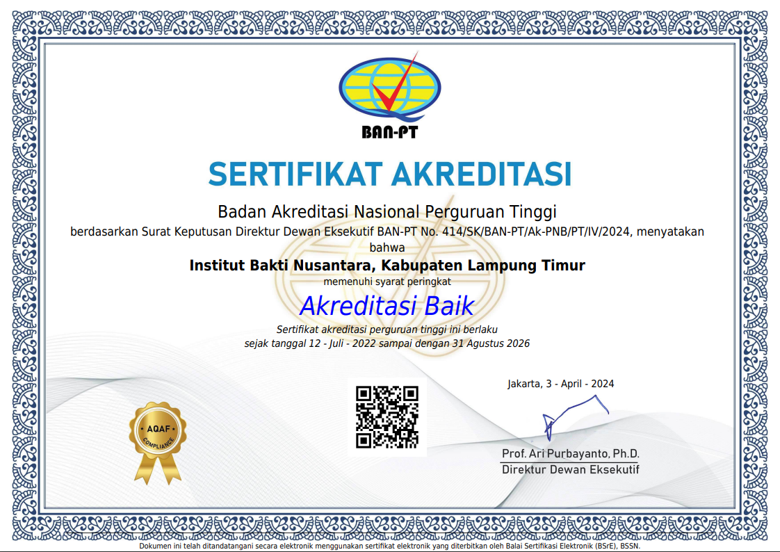 Sertifikat Manjeman Informatika (D3)